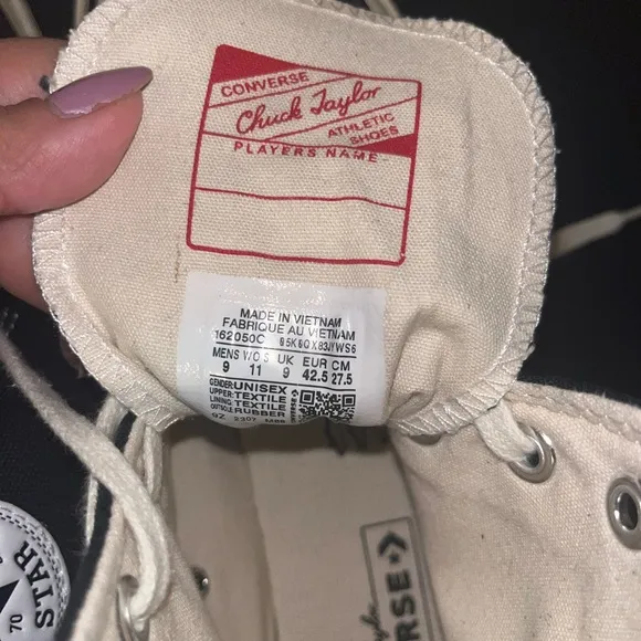 Vintage Converse Chuck 70 Classic Canvas High Top Sneakers