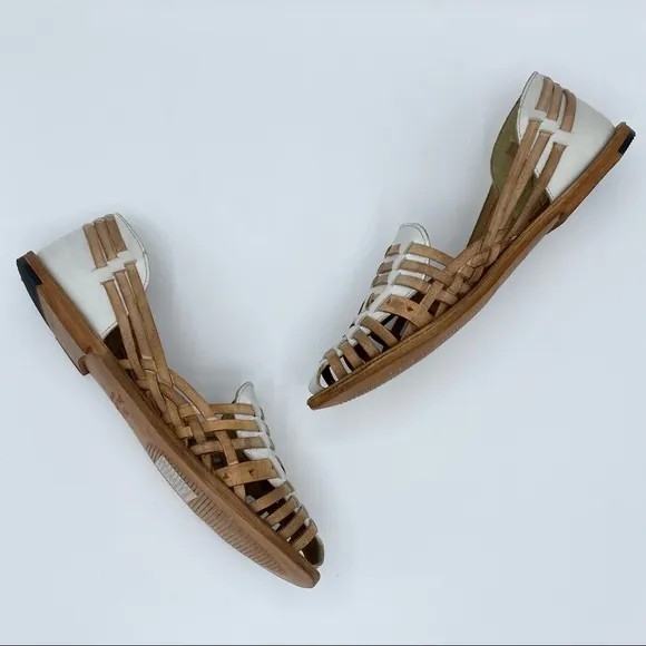 Vintage Foundry White Leather Myra Shoe