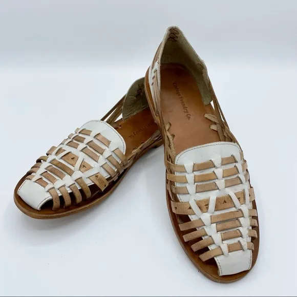 Vintage Foundry White Leather Myra Shoe