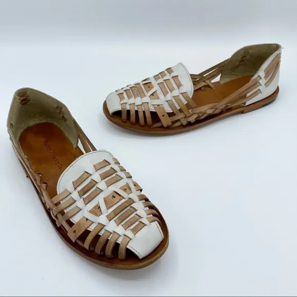 Vintage Foundry White Leather Myra Shoe