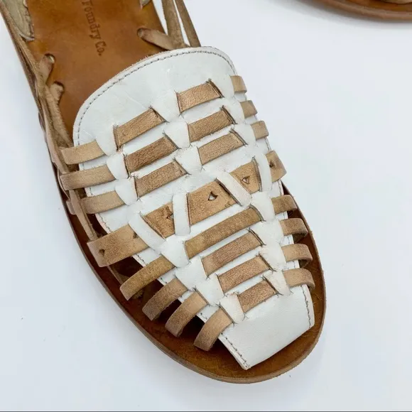 Vintage Foundry White Leather Myra Shoe