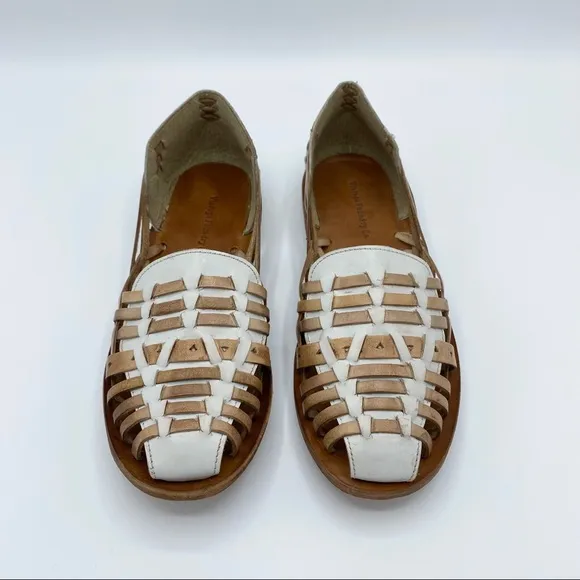 Vintage Foundry White Leather Myra Shoe