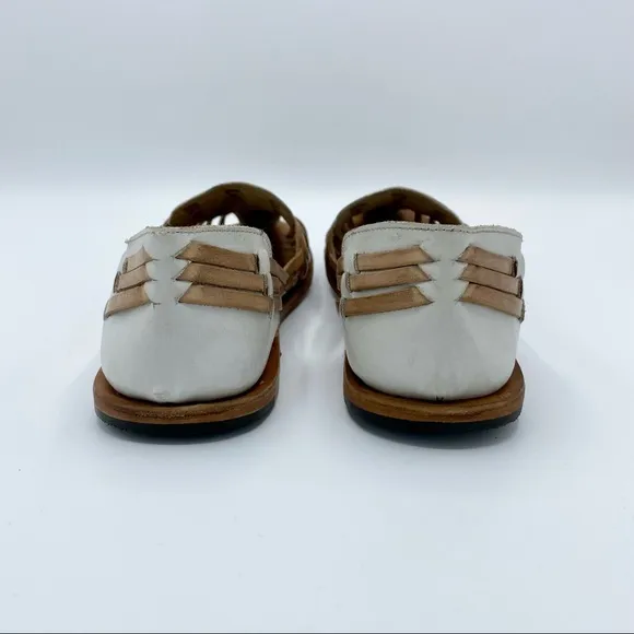 Vintage Foundry White Leather Myra Shoe