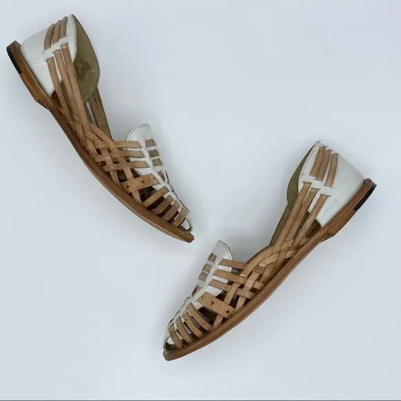 Vintage Foundry White Leather Myra Shoe