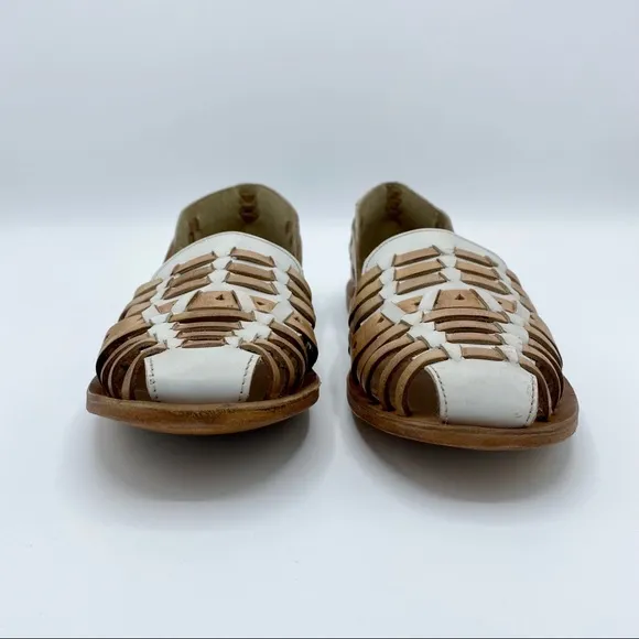 Vintage Foundry White Leather Myra Shoe