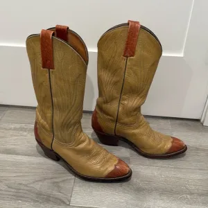 Vintage Frye men’s leather cowboy boots, EUC SZ10