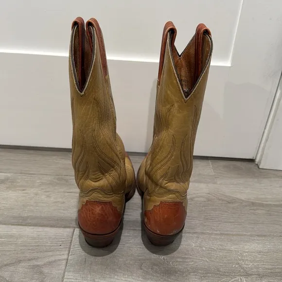 Vintage Frye men’s leather cowboy boots, EUC SZ10