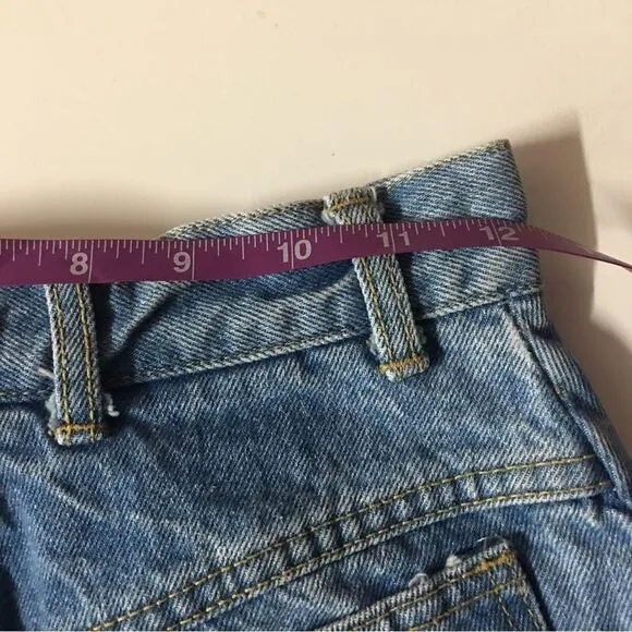 Vintage Guess Blue Denim A-Line Skirt