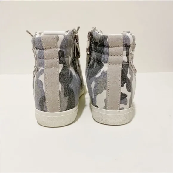 VINTAGE HAVANA Dreamer White High-Top Leather Sneakers NWT