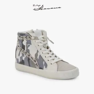 VINTAGE HAVANA Dreamer White High-Top Leather Sneakers NWT
