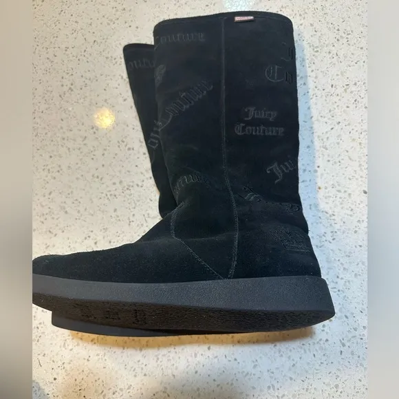 Vintage Juicy Couture Women’s Angel Tall Sherpa Lined Boots Shoes 8.5 Rare