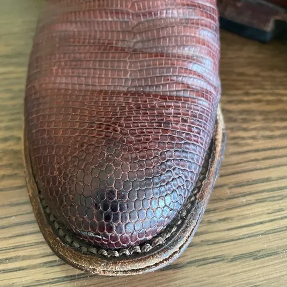 Vintage Lizard Skin Roper Boots