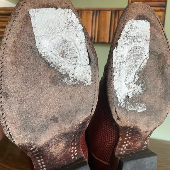 Vintage Lizard Skin Roper Boots