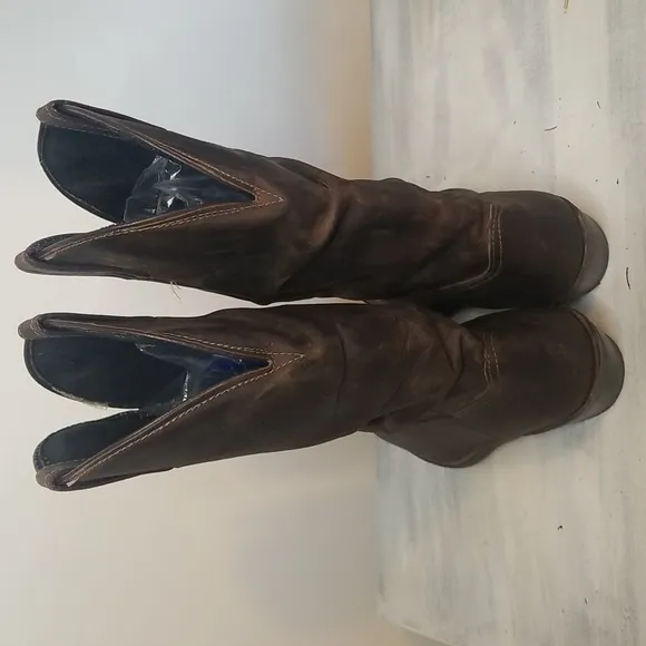 Vintage Men's Laredo Leather Slouch boots SZ 9.5 EE