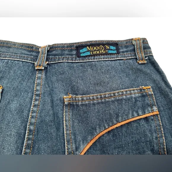 Vintage Moody’s Goose Denim 70s / 80s Straight Long Women’s Jeans Size 13 - 14