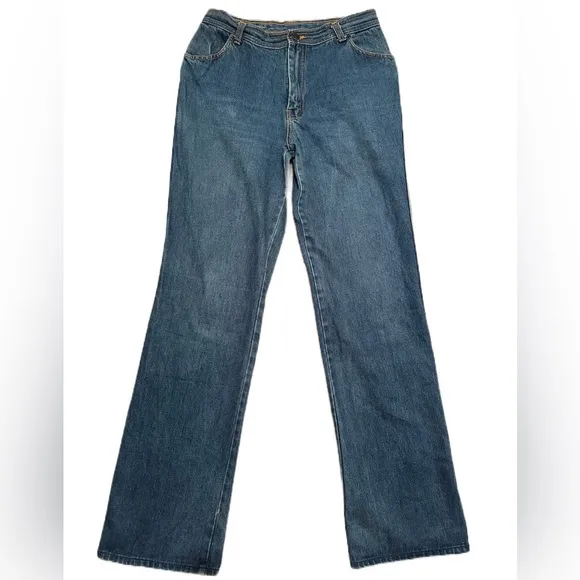 Vintage Moody’s Goose Denim 70s / 80s Straight Long Women’s Jeans Size 13 - 14