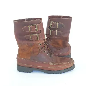 Vintage Polo Ralph Lauren Leather Boots Buckle