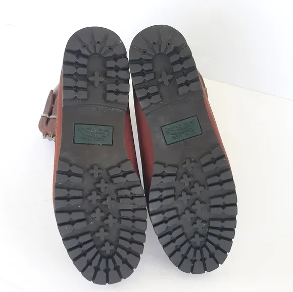 Vintage Polo Ralph Lauren Leather Boots Buckle