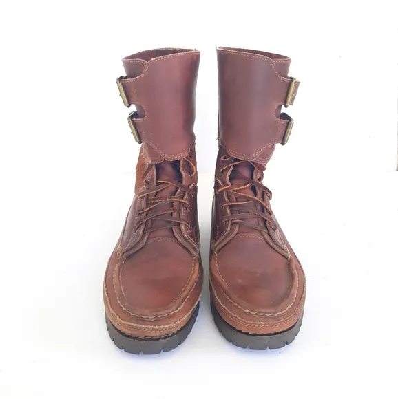 Vintage Polo Ralph Lauren Leather Boots Buckle