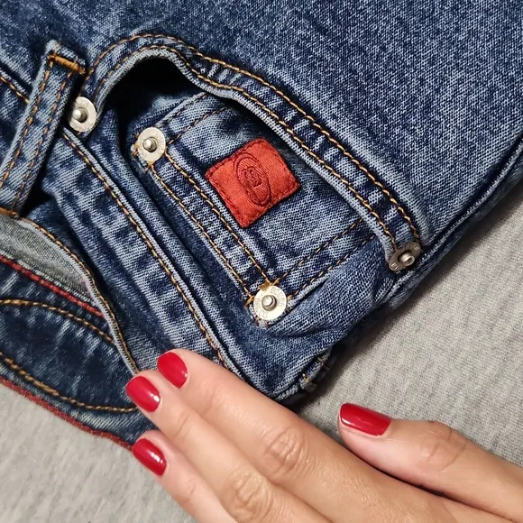 Vintage Y2K BONGO Low Rise Bootcut Flare Embroidered Western Jeans