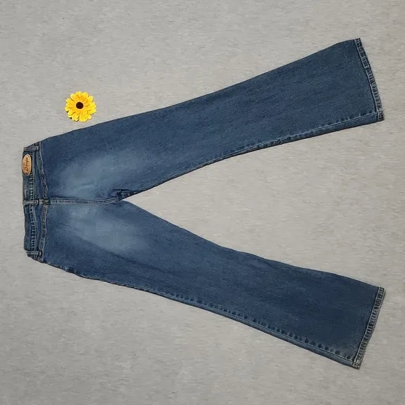 Vintage Y2K BONGO Low Rise Bootcut Flare Embroidered Western Jeans