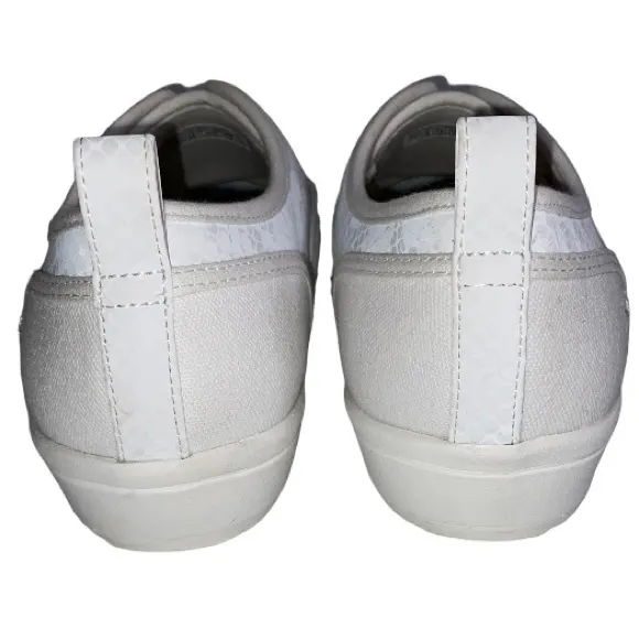 Vionic Denver Wide White Snake Print Slip On Sneaker Size 7 Wide