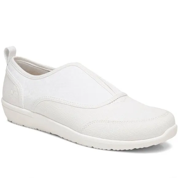 Vionic Denver Wide White Snake Print Slip On Sneaker Size 7 Wide
