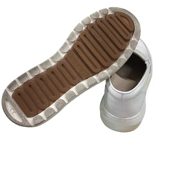 VIONIC Dinora Croc Print Leather Sip-on Casual Platform Sneakers Size 8.5