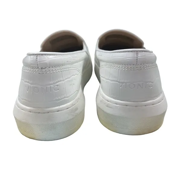 VIONIC Dinora Croc Print Leather Sip-on Casual Platform Sneakers Size 8.5