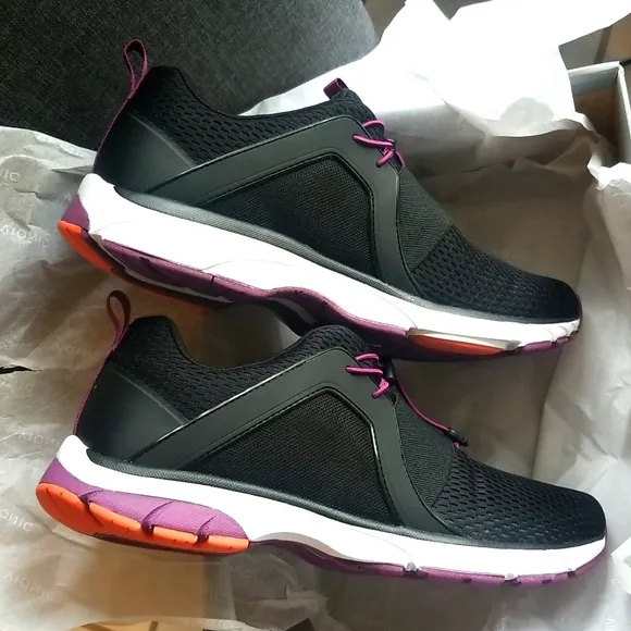 Vionic Mesh Sneakers with Bungee Closure - Berlin Vionic Shoes