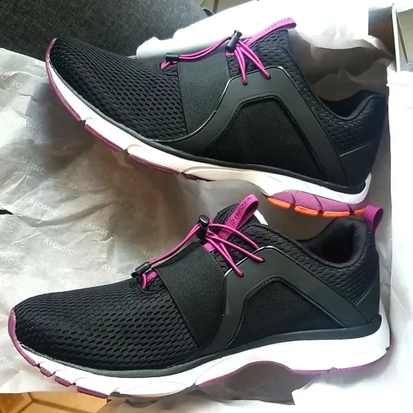 Vionic Mesh Sneakers with Bungee Closure - Berlin Vionic Shoes