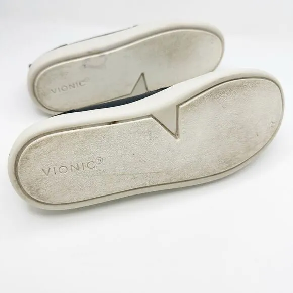 Vionic Penelope Leather Slip On Shoes 7