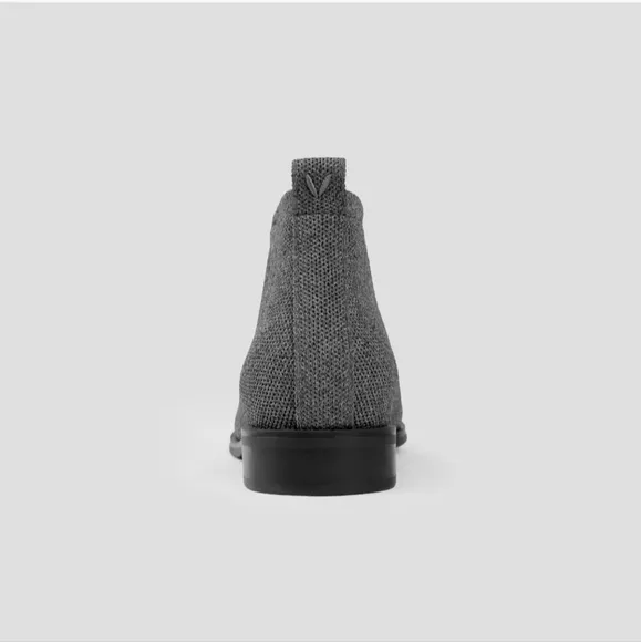 Vivaia Ryan Square-Toe Water-Repellent Ankle Boots In Grey Size 40 EUC
