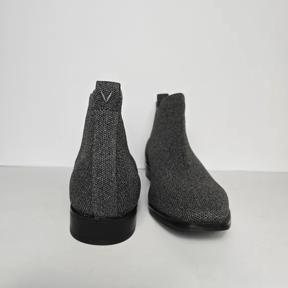 Vivaia Ryan Square-Toe Water-Repellent Ankle Boots In Grey Size 40 EUC