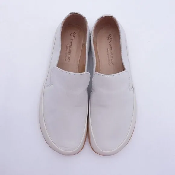 Vivobarefoot Women's Opanka Slip-On Minimalist Shoes 203220-05 Limestone