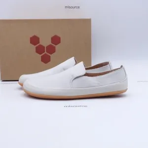 Vivobarefoot Women's Opanka Slip-On Minimalist Shoes 203220-05 Limestone
