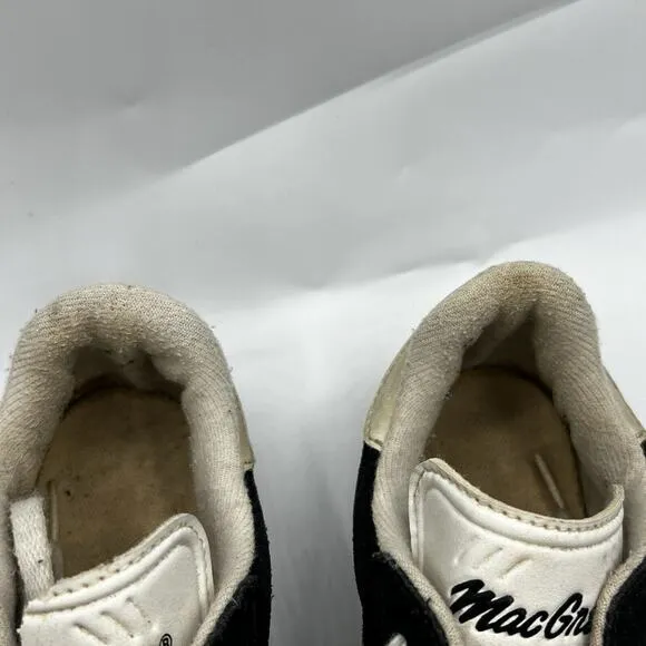 VTG Adidas Gazelle Shoes Mens 6.5 Black White Mac Gregor USA Made Season F3