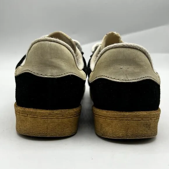 VTG Adidas Gazelle Shoes Mens 6.5 Black White Mac Gregor USA Made Season F3