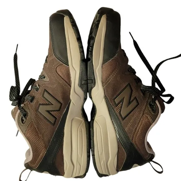 VTG New Balance 609 Brown Suede Leather Walking Running Sneaker Shoes MX609VOX