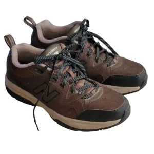 VTG New Balance 609 Brown Suede Leather Walking Running Sneaker Shoes MX609VOX