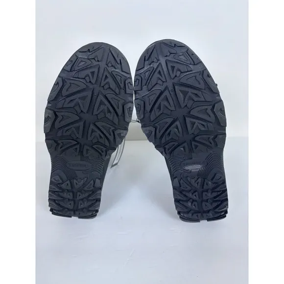 Weatherproof Outdoor Duck Boots Men's Black Waterproof Snow Shoes 10M Vintage