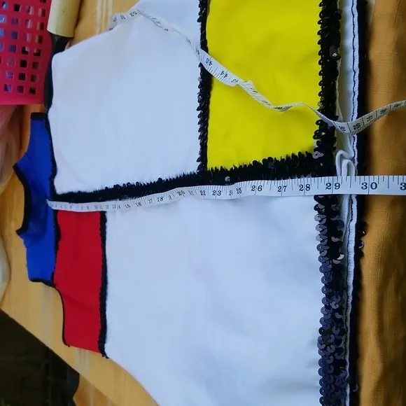 Weissman Elite Colorblock 70s Retro Dance Costume