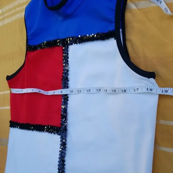 Weissman Elite Colorblock 70s Retro Dance Costume