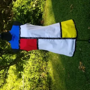Weissman Elite Colorblock 70s Retro Dance Costume