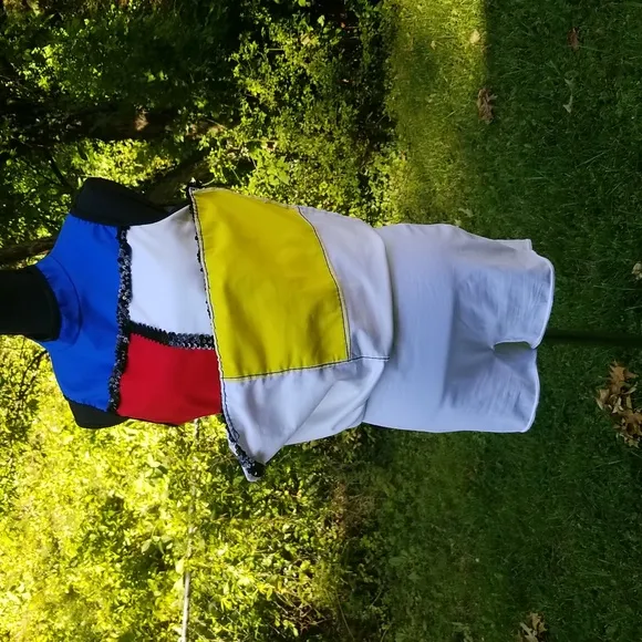 Weissman Elite Colorblock 70s Retro Dance Costume