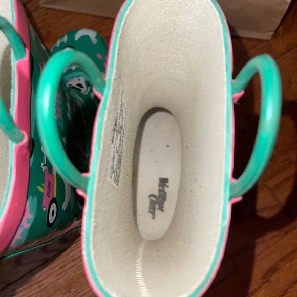 Western Chief Farm Fun Aqua US 2 rain boots