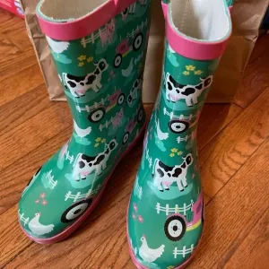 Western Chief Farm Fun Aqua US 2 rain boots