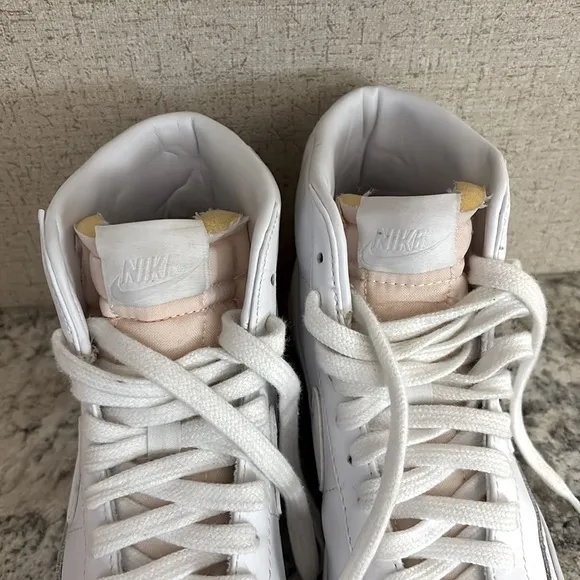 White High-Top Sneakers size 7