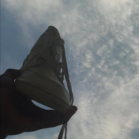 White High-Top Sneakers