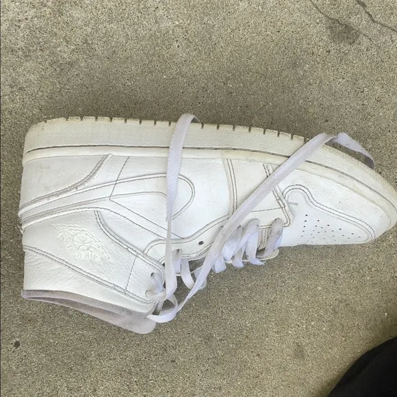 White High-Top Sneakers